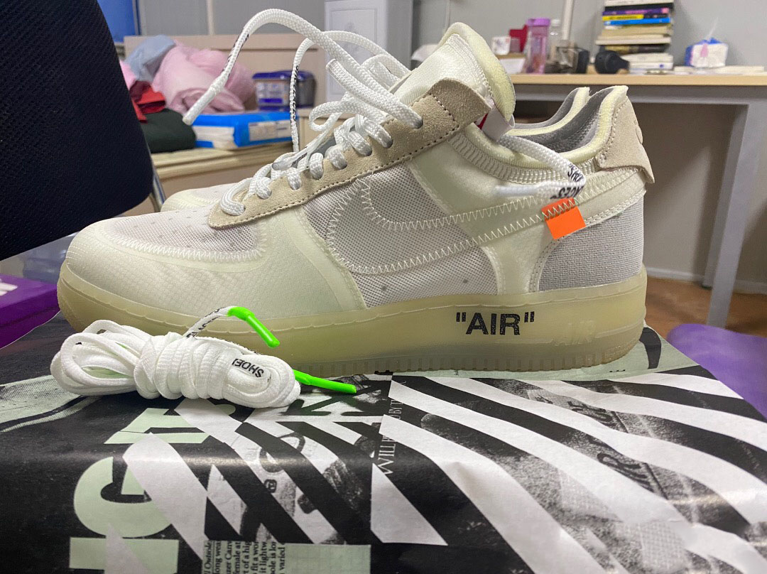 used off white air force 1