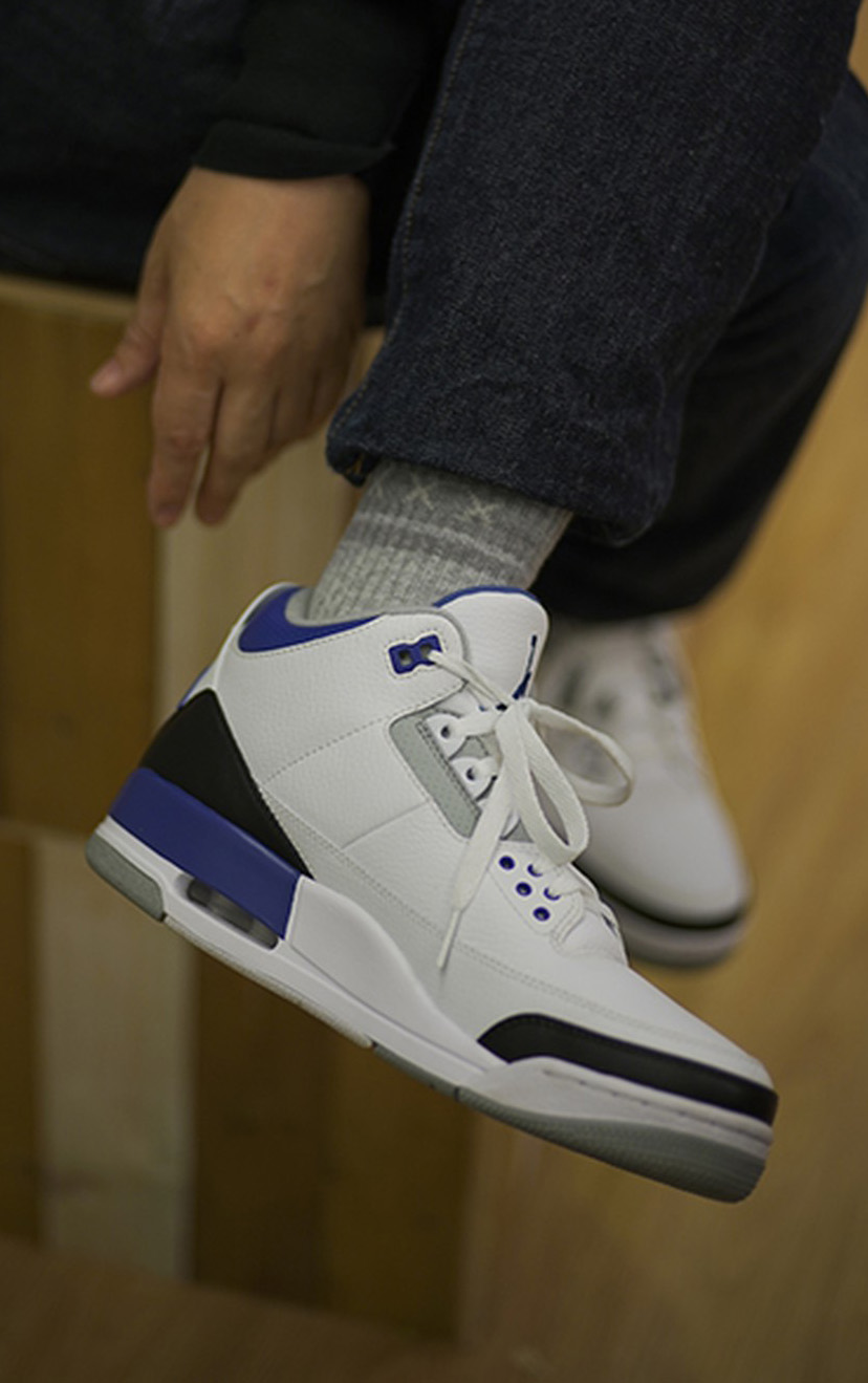 fake jordan 3 racer blue