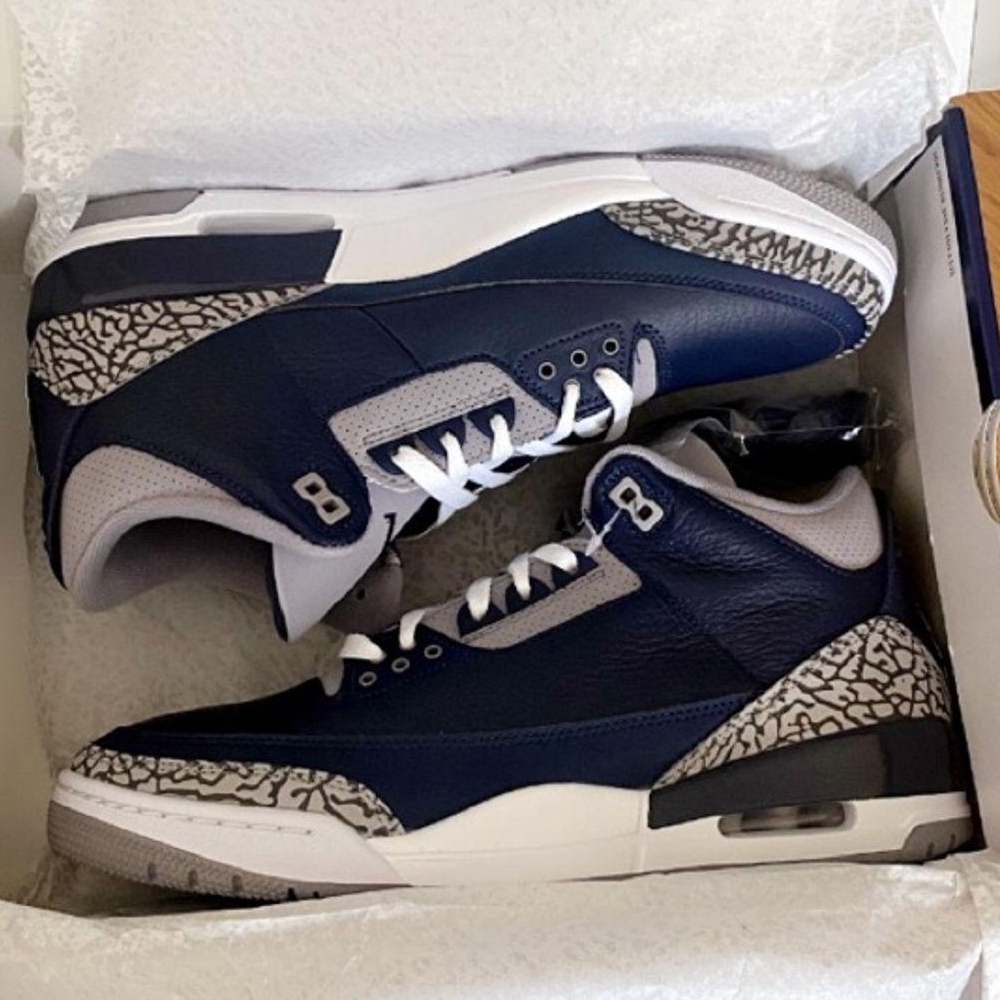 fake jordan 3 georgetown